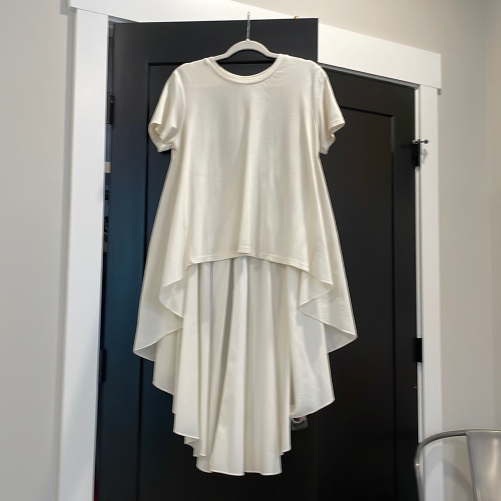 English factory while tee w poplin woven dramatic back! Size S